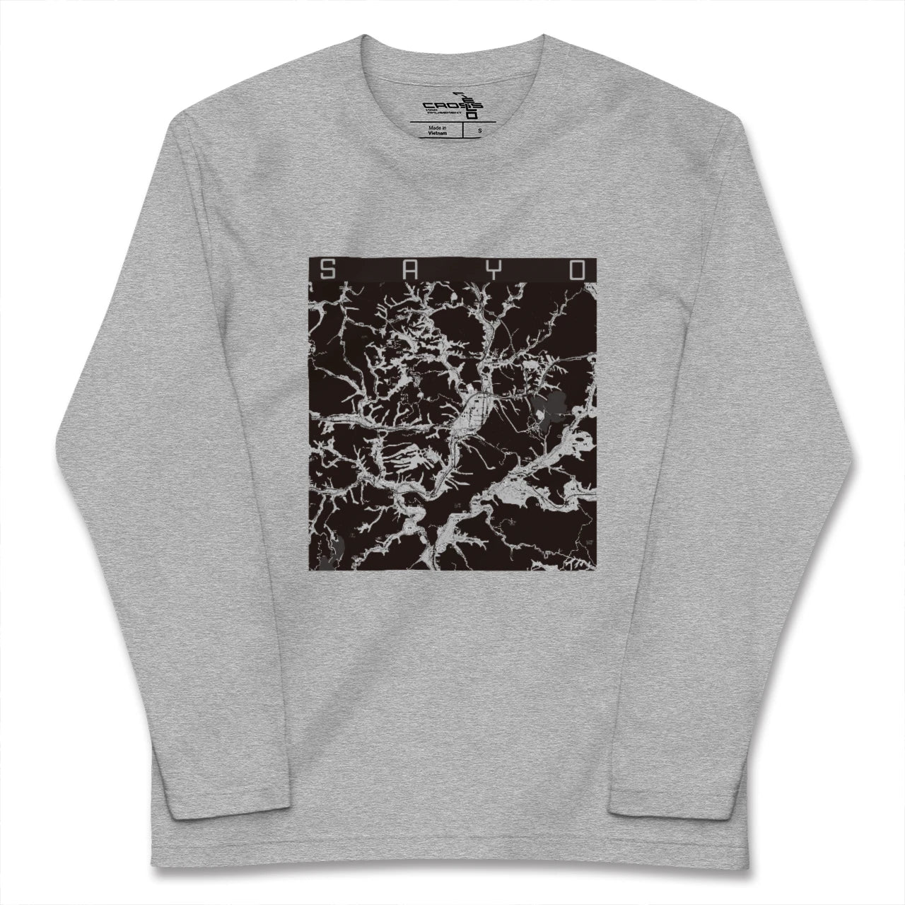 【佐用(兵庫県)】地図柄ロングスリーブTシャツ