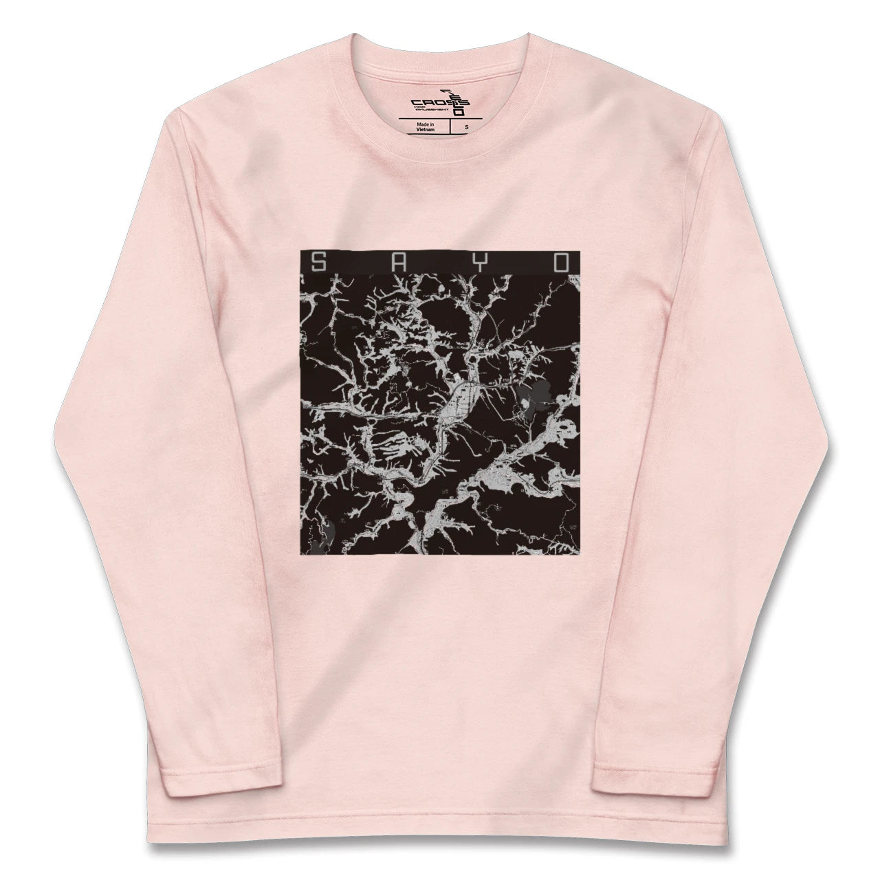 【佐用(兵庫県)】地図柄ロングスリーブTシャツ