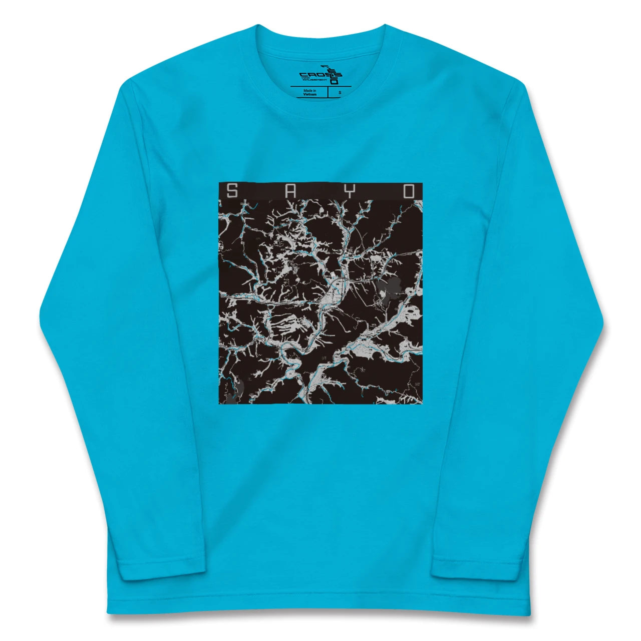 【佐用(兵庫県)】地図柄ロングスリーブTシャツ