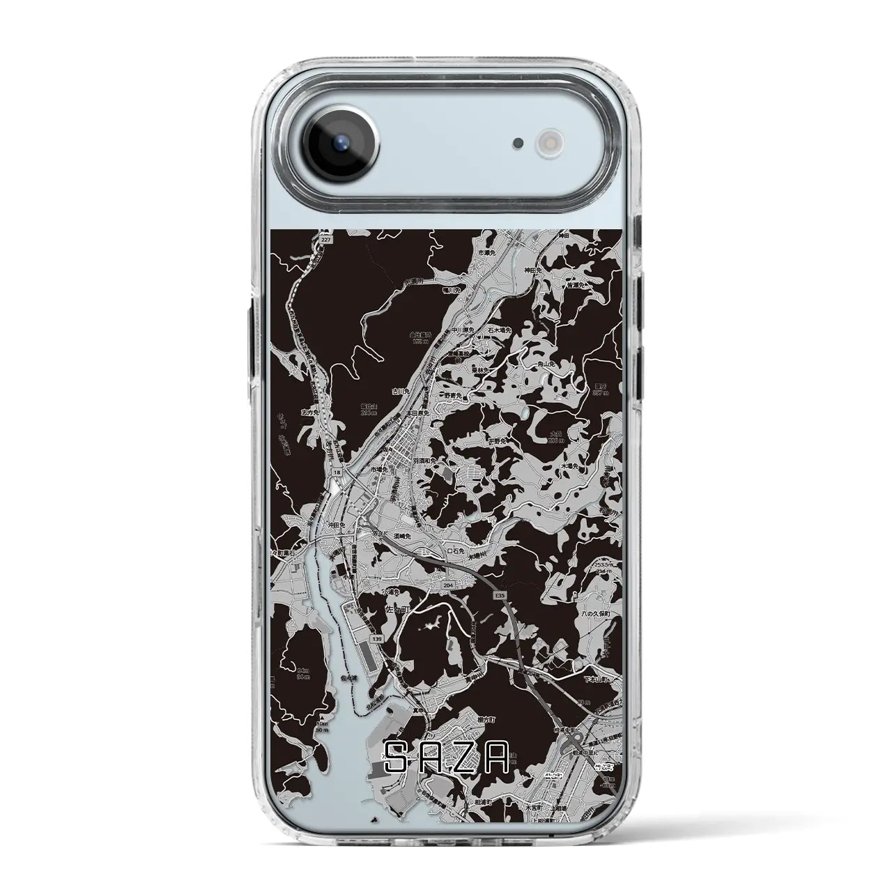 【佐々(長崎県)】地図柄iPhoneケース(MagSafeタイプ)