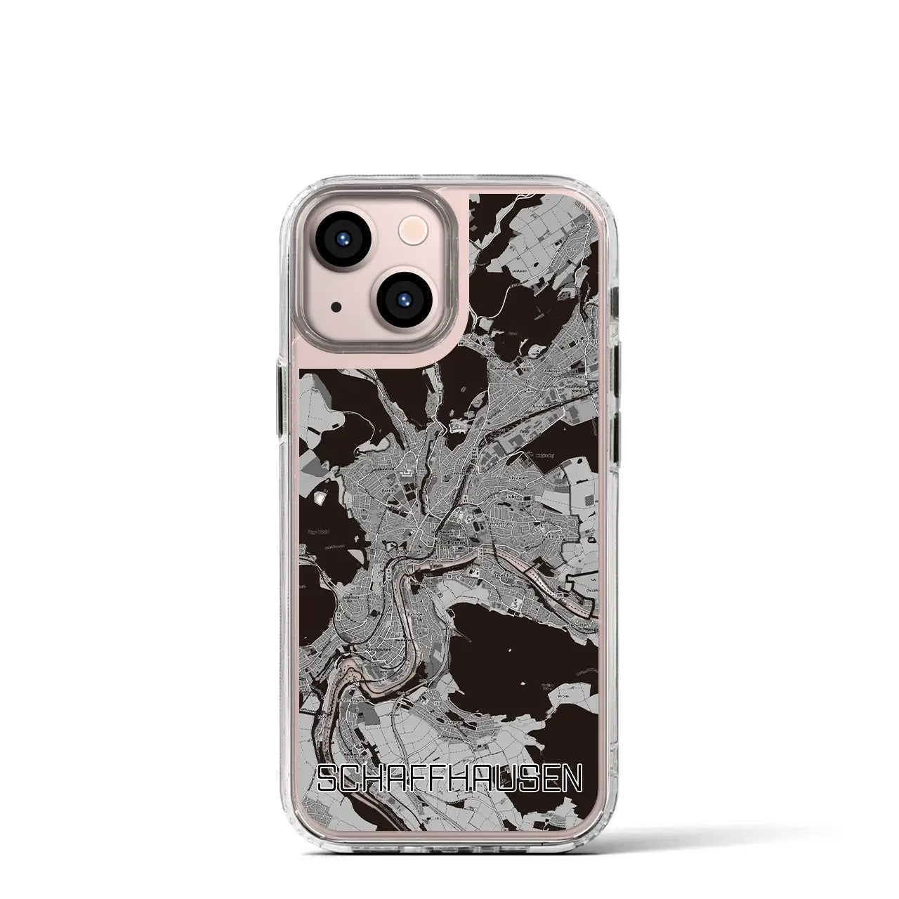 【シャフハウゼン(スイス)】地図柄iPhoneケース(MagSafeタイプ)