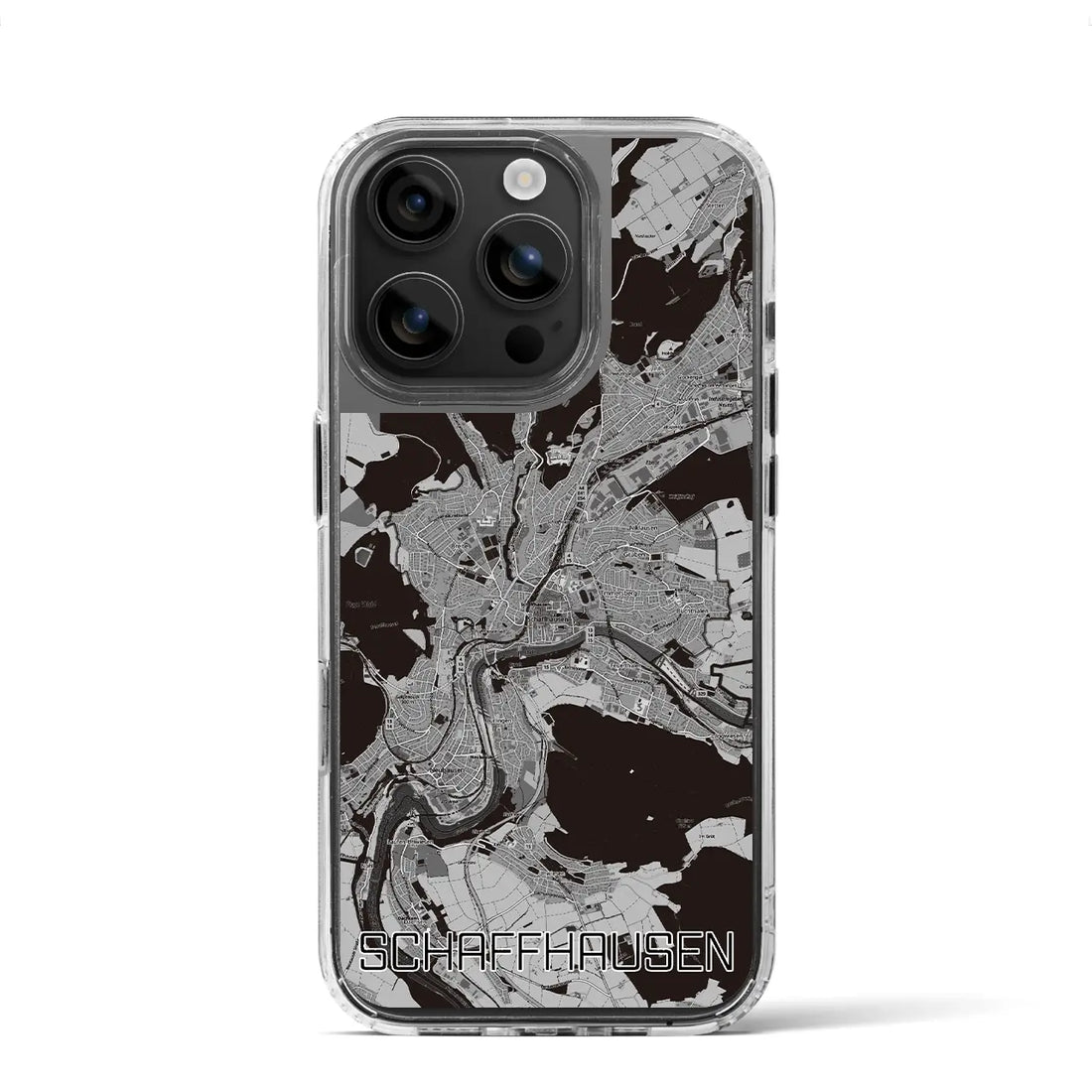 【シャフハウゼン(スイス)】地図柄iPhoneケース(MagSafeタイプ)