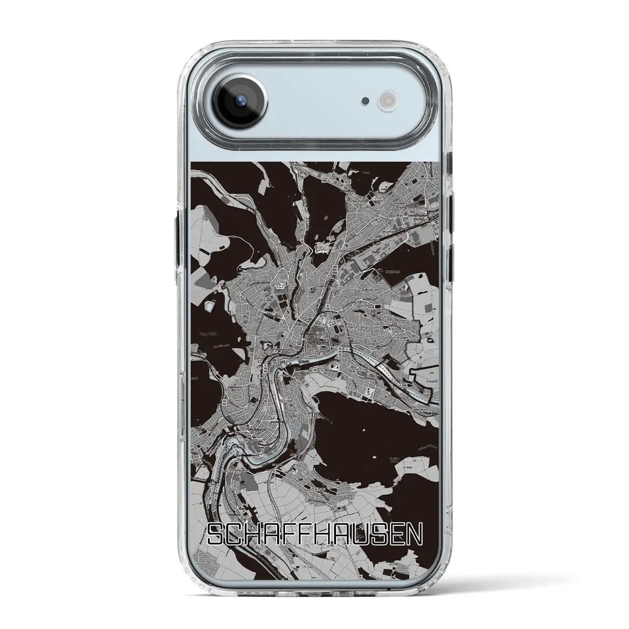 【シャフハウゼン(スイス)】地図柄iPhoneケース(MagSafeタイプ)