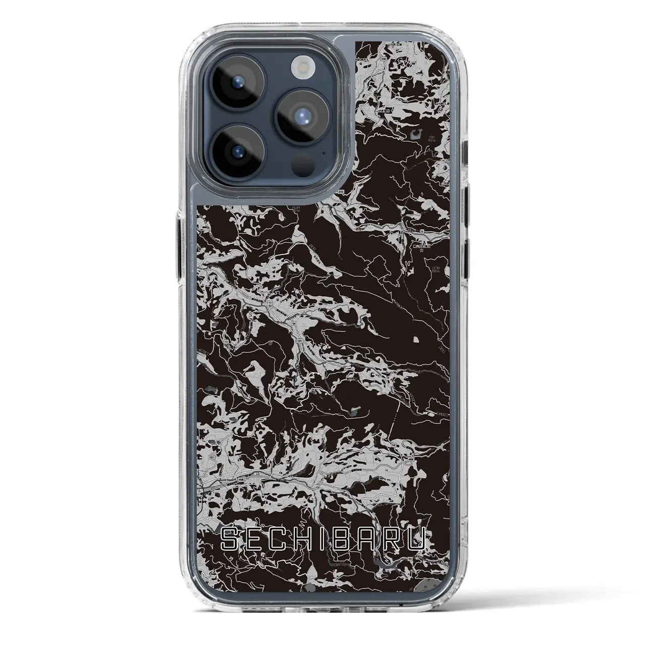 【世知原(長崎県)】地図柄iPhoneケース(MagSafeタイプ)