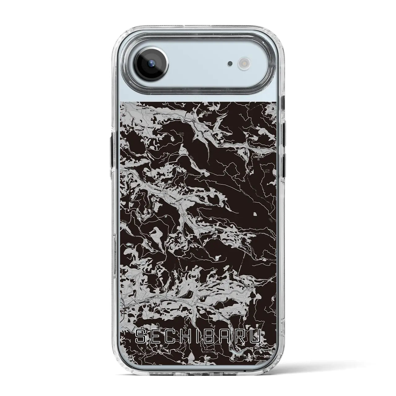 【世知原(長崎県)】地図柄iPhoneケース(MagSafeタイプ)