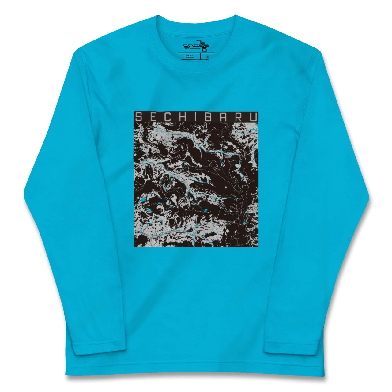 【世知原(長崎県)】地図柄ロングスリーブTシャツ