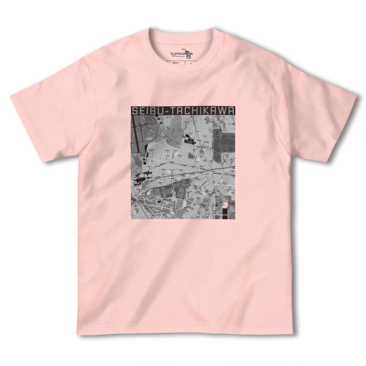 【西武立川(東京都)】地図柄ヘビーウェイトTシャツ