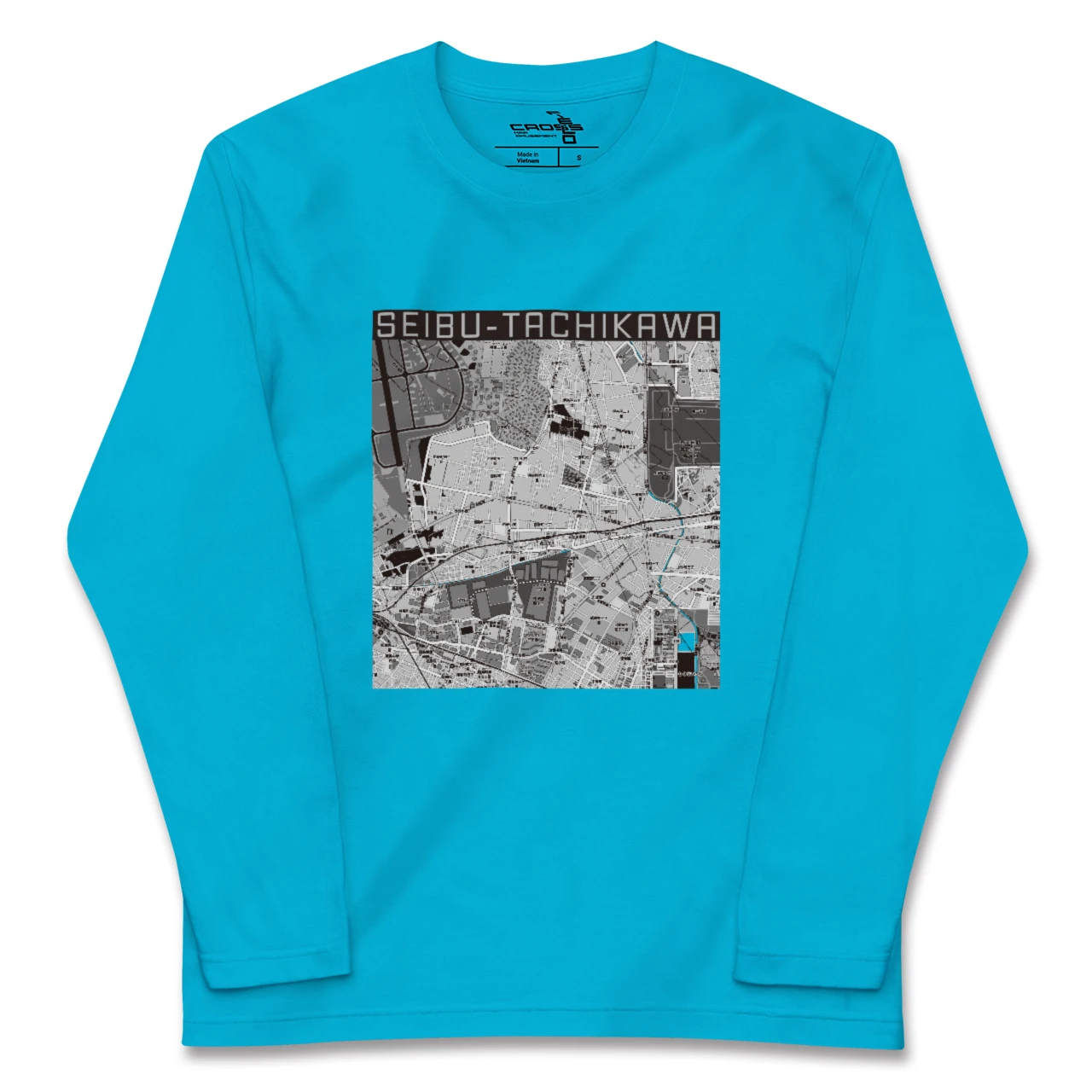 【西武立川(東京都)】地図柄ロングスリーブTシャツ