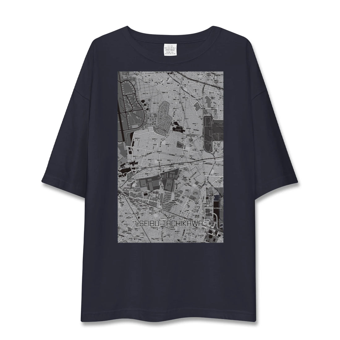 【西武立川(東京都)】地図柄ビッグシルエットTシャツ