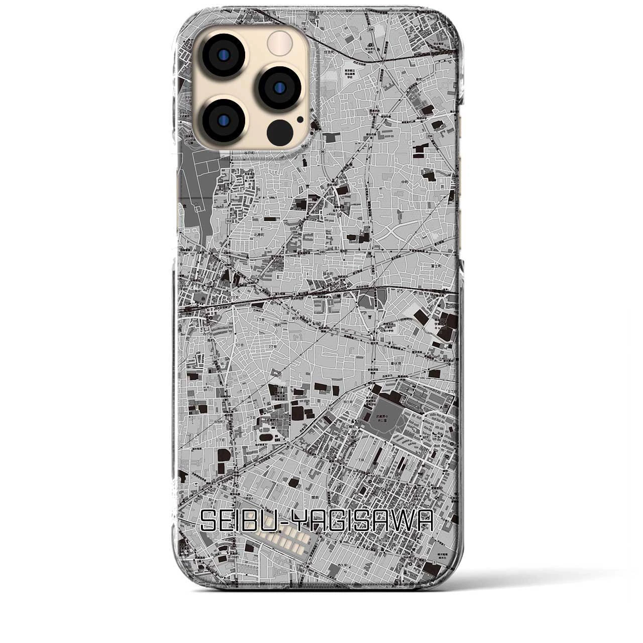 【西武柳沢(東京都)】地図柄iPhoneケース(クリアタイプ)