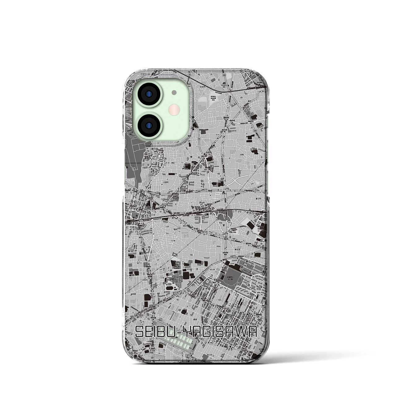 【西武柳沢(東京都)】地図柄iPhoneケース(クリアタイプ)