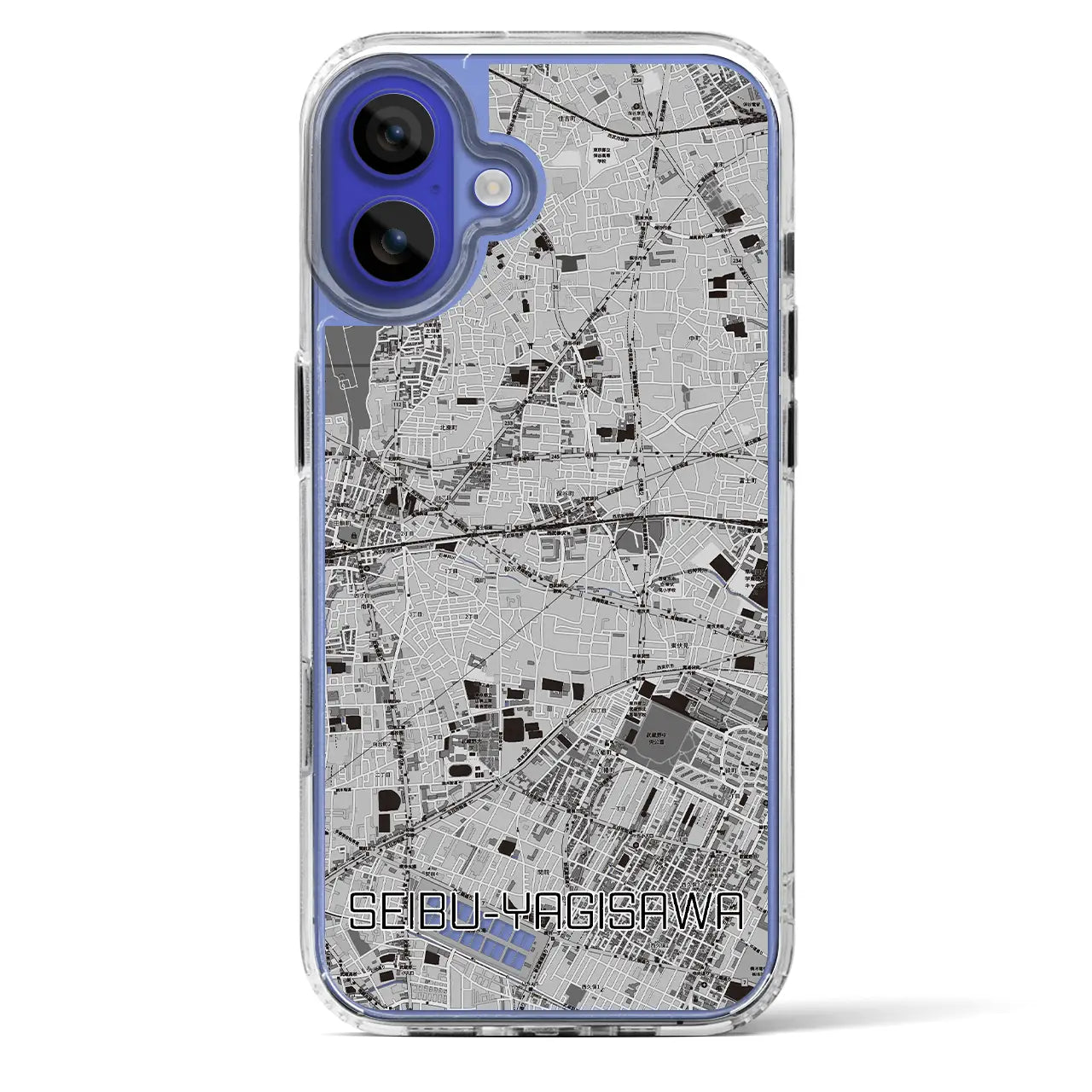 【西武柳沢(東京都)】地図柄iPhoneケース(MagSafeタイプ)