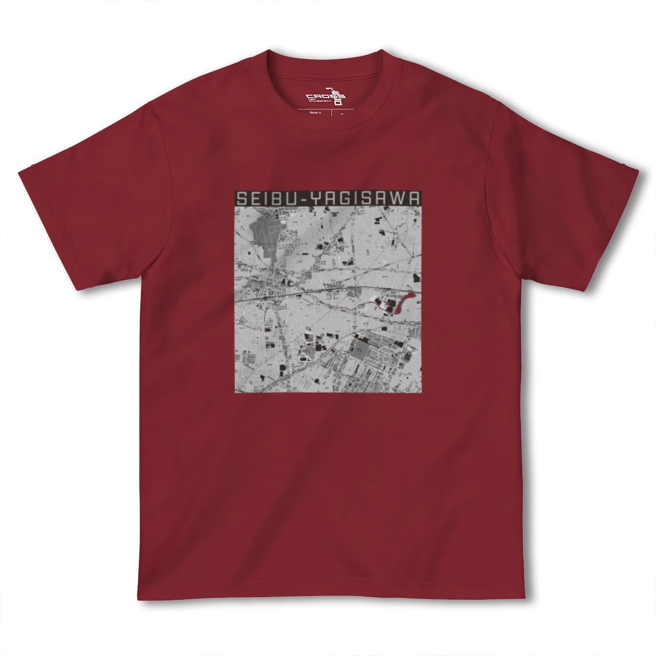 【西武柳沢(東京都)】地図柄ヘビーウェイトTシャツ