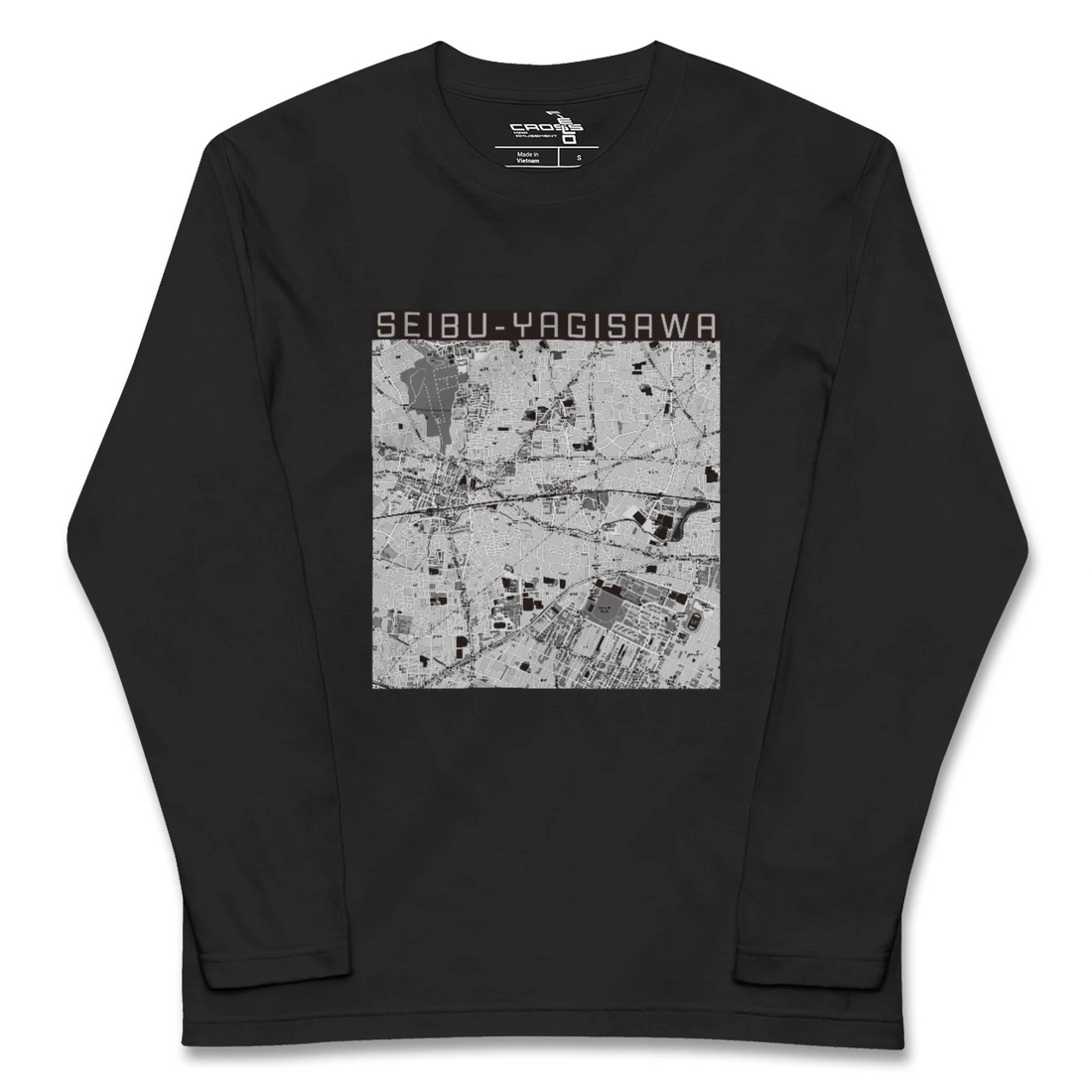 【西武柳沢(東京都)】地図柄ロングスリーブTシャツ