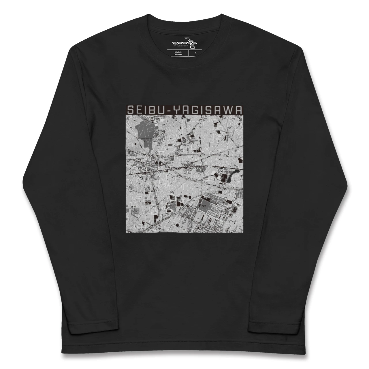 【西武柳沢(東京都)】地図柄ロングスリーブTシャツ