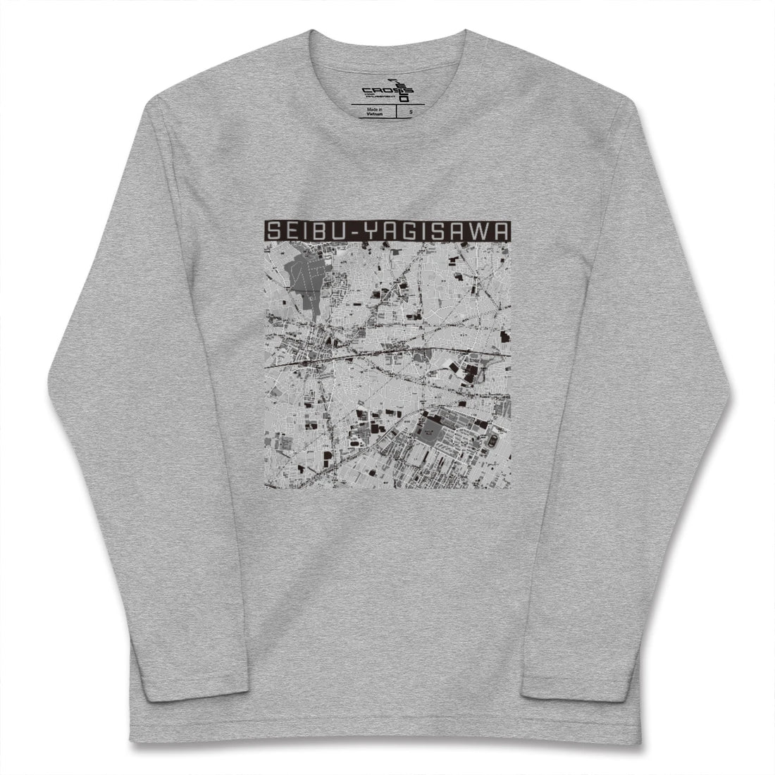 【西武柳沢(東京都)】地図柄ロングスリーブTシャツ