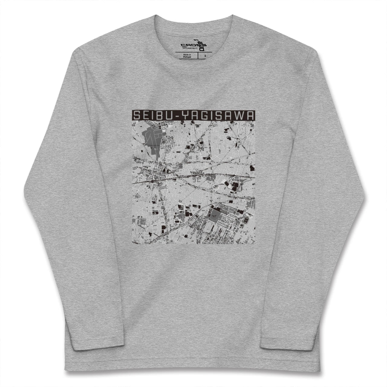 【西武柳沢(東京都)】地図柄ロングスリーブTシャツ