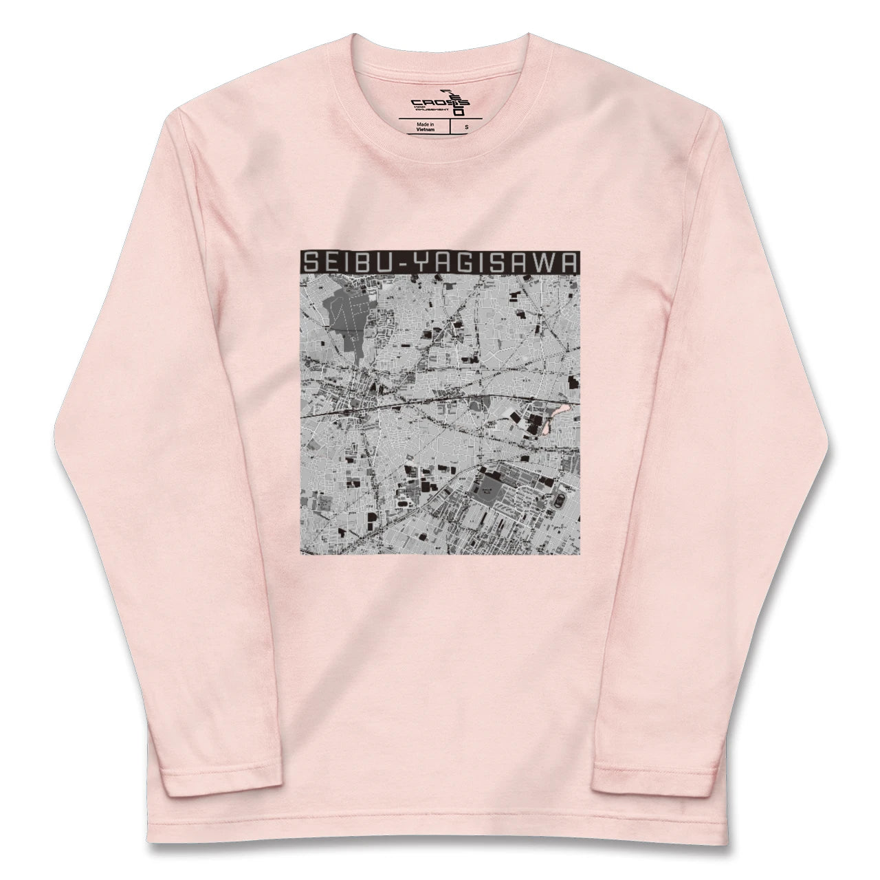 【西武柳沢(東京都)】地図柄ロングスリーブTシャツ