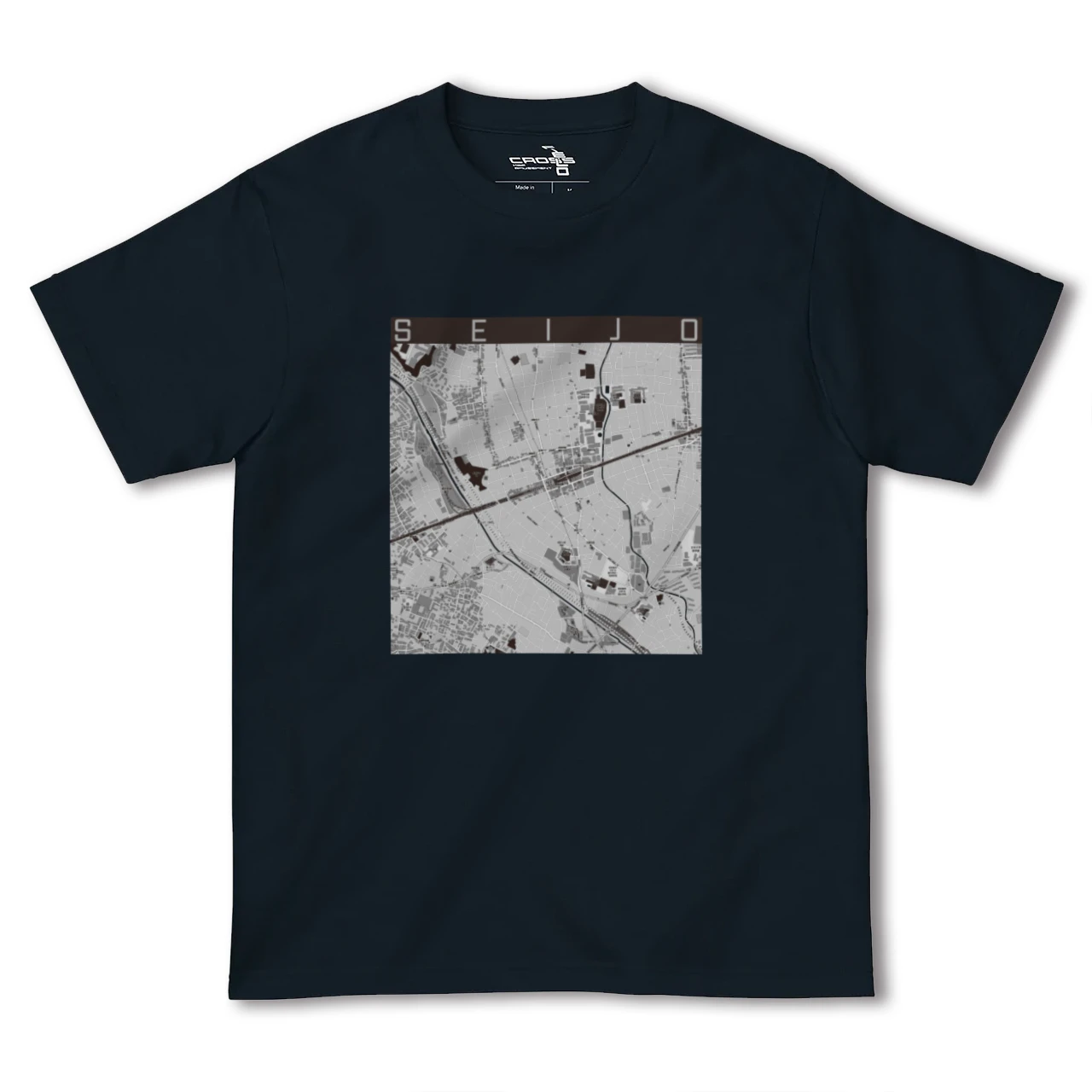 【成城(東京都)】地図柄ヘビーウェイトTシャツ
