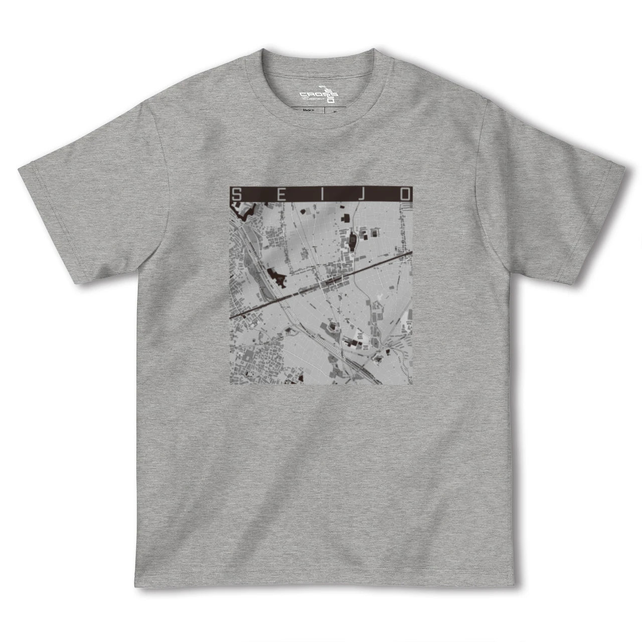 【成城(東京都)】地図柄ヘビーウェイトTシャツ