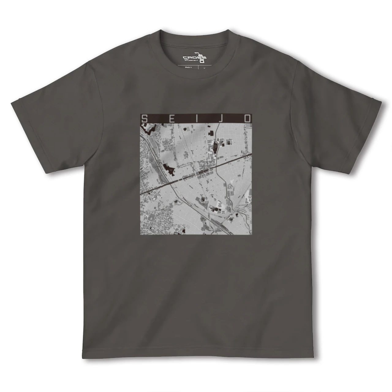 【成城(東京都)】地図柄ヘビーウェイトTシャツ