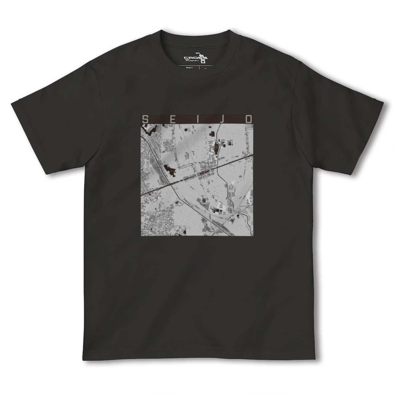 【成城(東京都)】地図柄ヘビーウェイトTシャツ