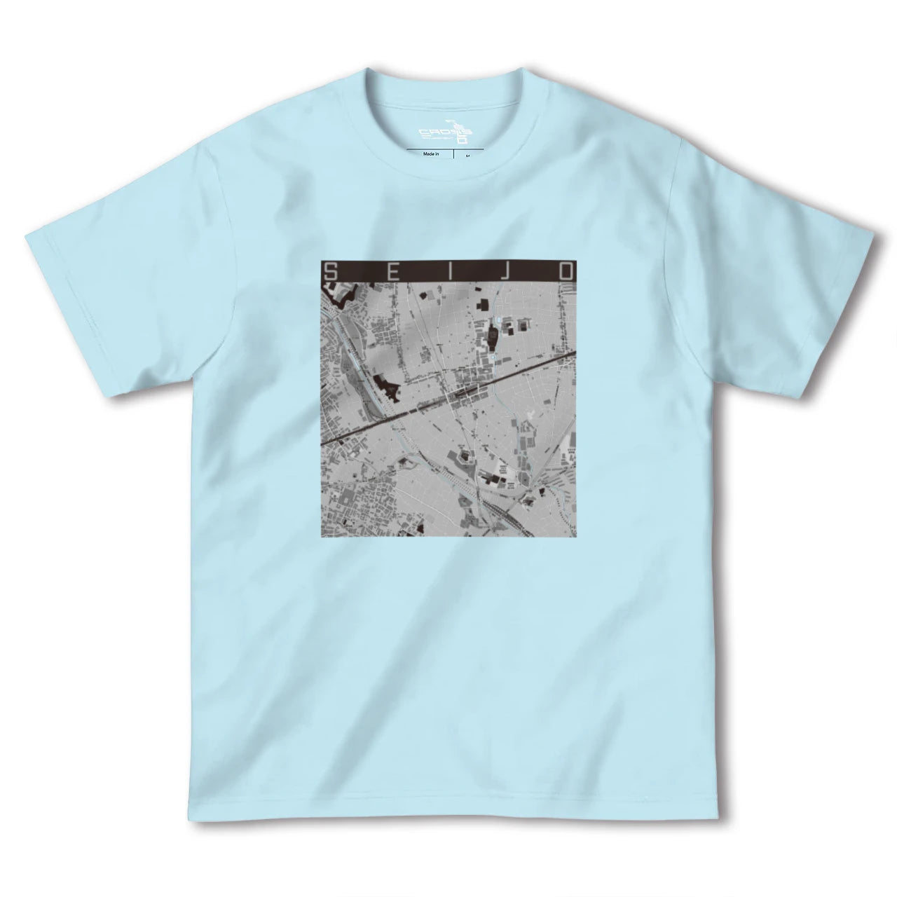【成城(東京都)】地図柄ヘビーウェイトTシャツ