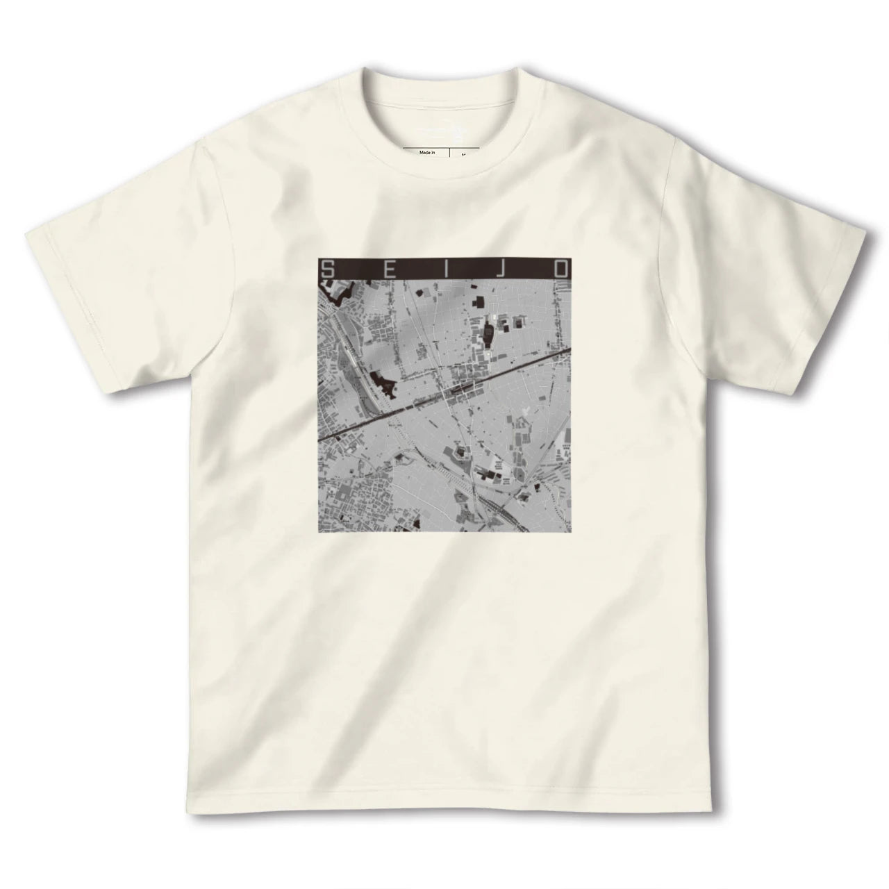 【成城(東京都)】地図柄ヘビーウェイトTシャツ