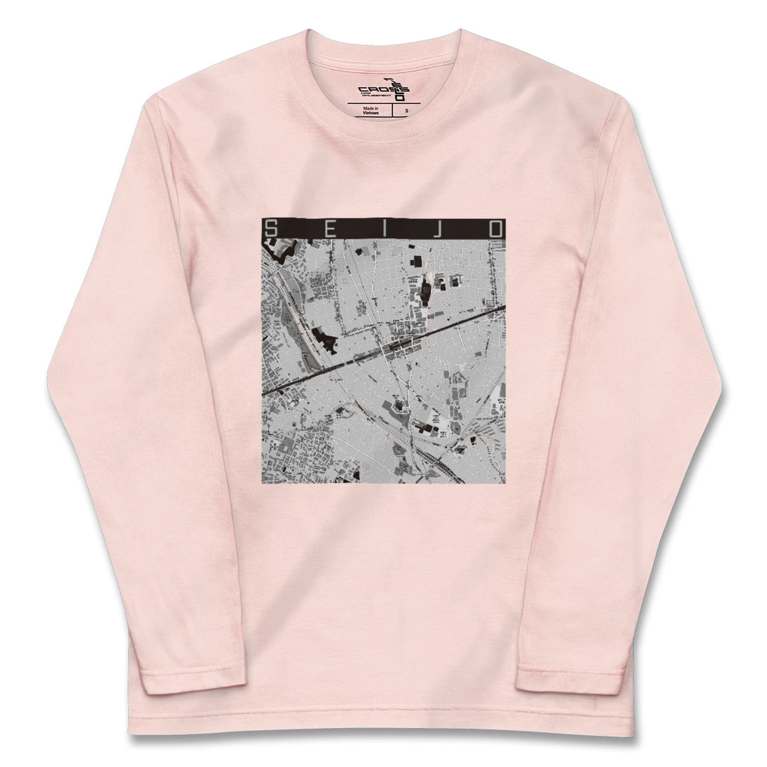 【成城(東京都)】地図柄ロングスリーブTシャツ