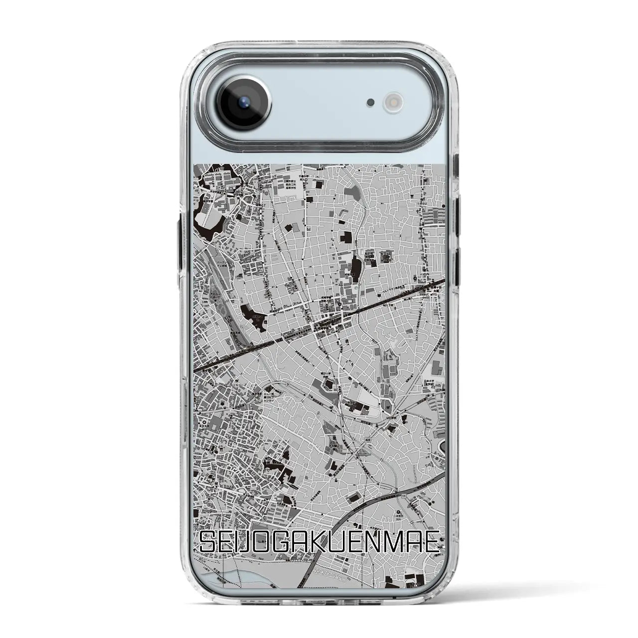 【成城学園前(東京都)】地図柄iPhoneケース(MagSafeタイプ)