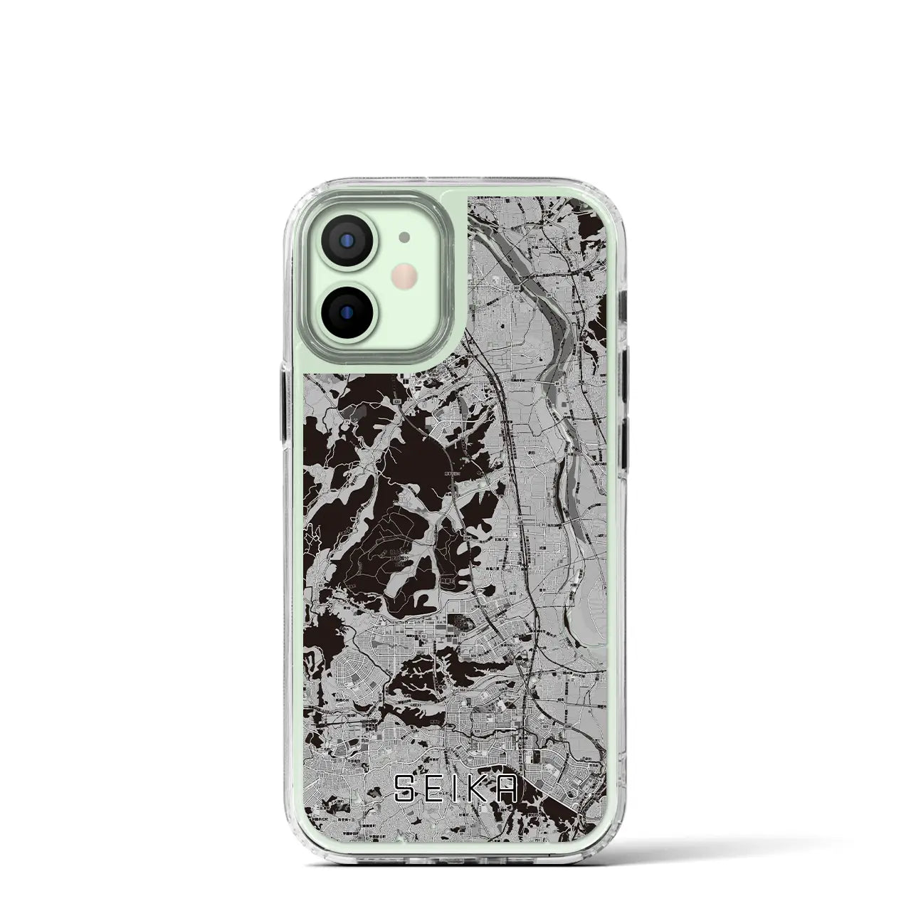【精華(京都府)】地図柄iPhoneケース(MagSafeタイプ)