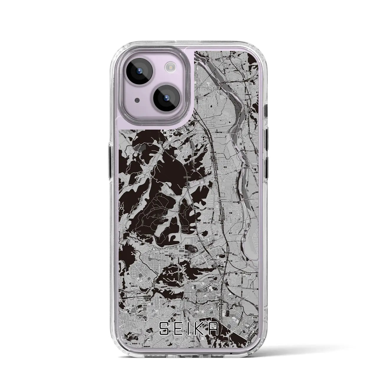 【精華(京都府)】地図柄iPhoneケース(MagSafeタイプ)