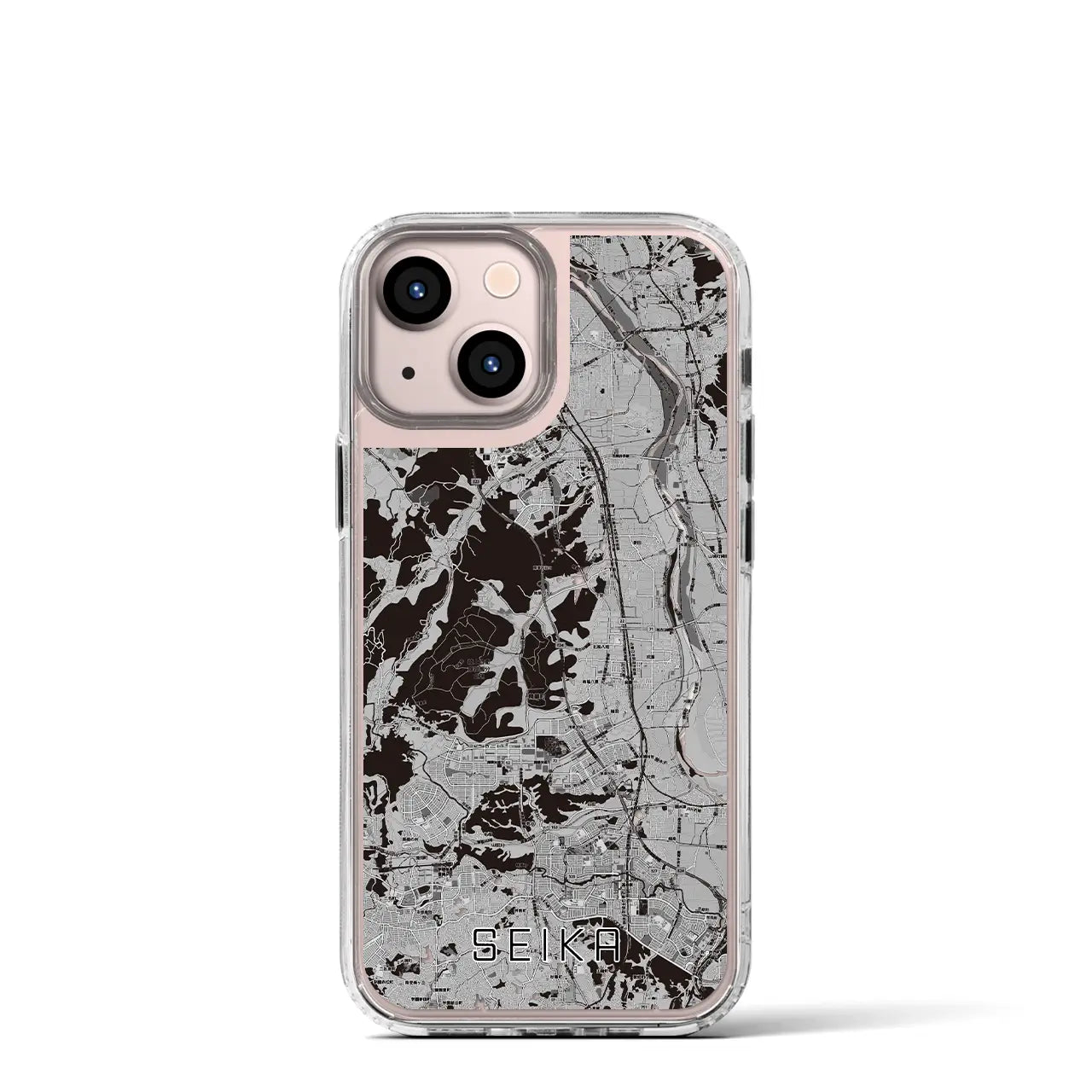 【精華(京都府)】地図柄iPhoneケース(MagSafeタイプ)