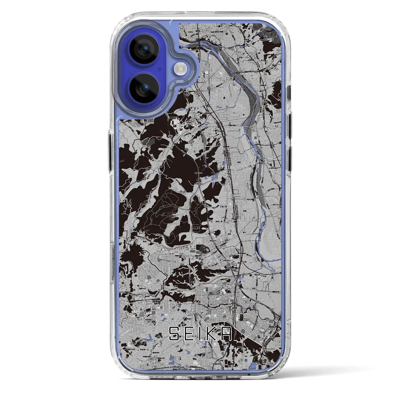 【精華(京都府)】地図柄iPhoneケース(MagSafeタイプ)