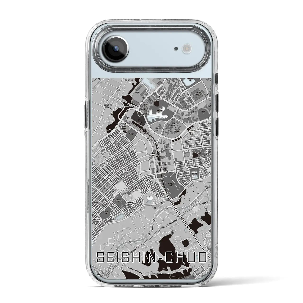 【西神中央(兵庫県)】地図柄iPhoneケース(MagSafeタイプ)