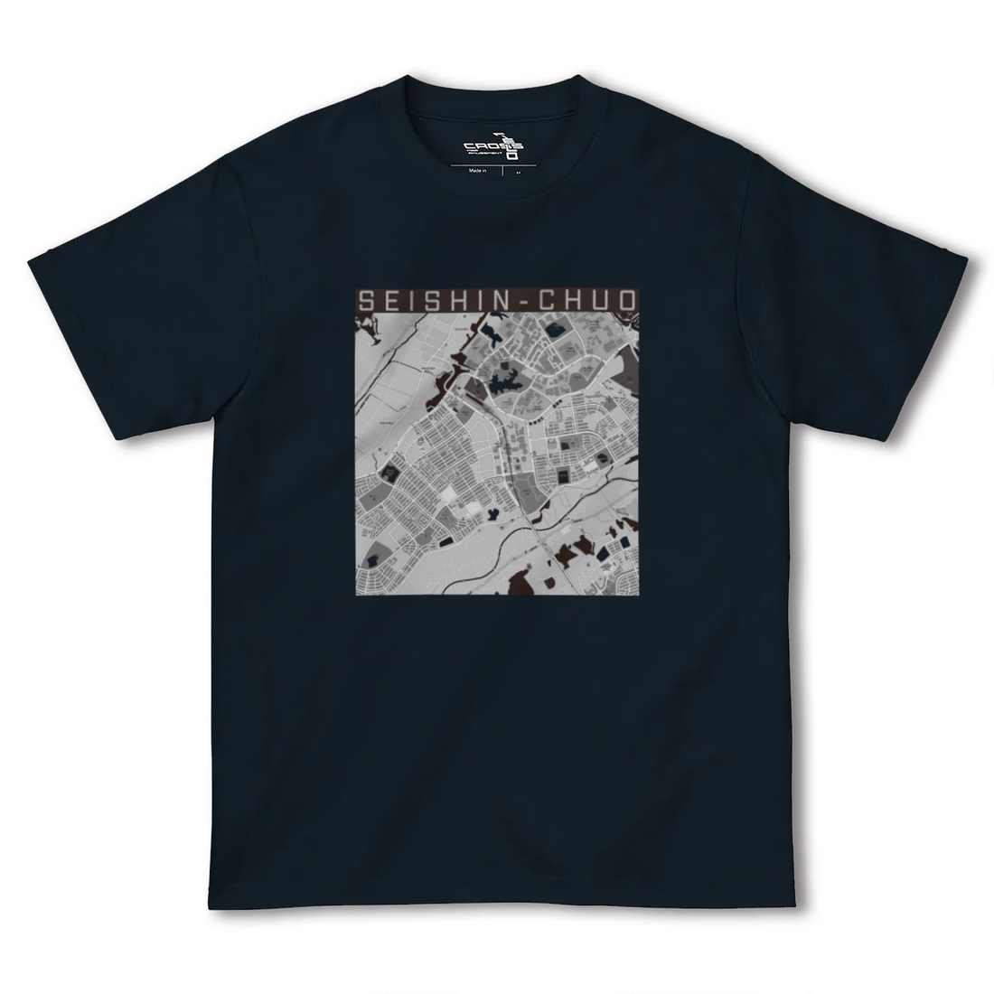 【西神中央(兵庫県)】地図柄ヘビーウェイトTシャツ