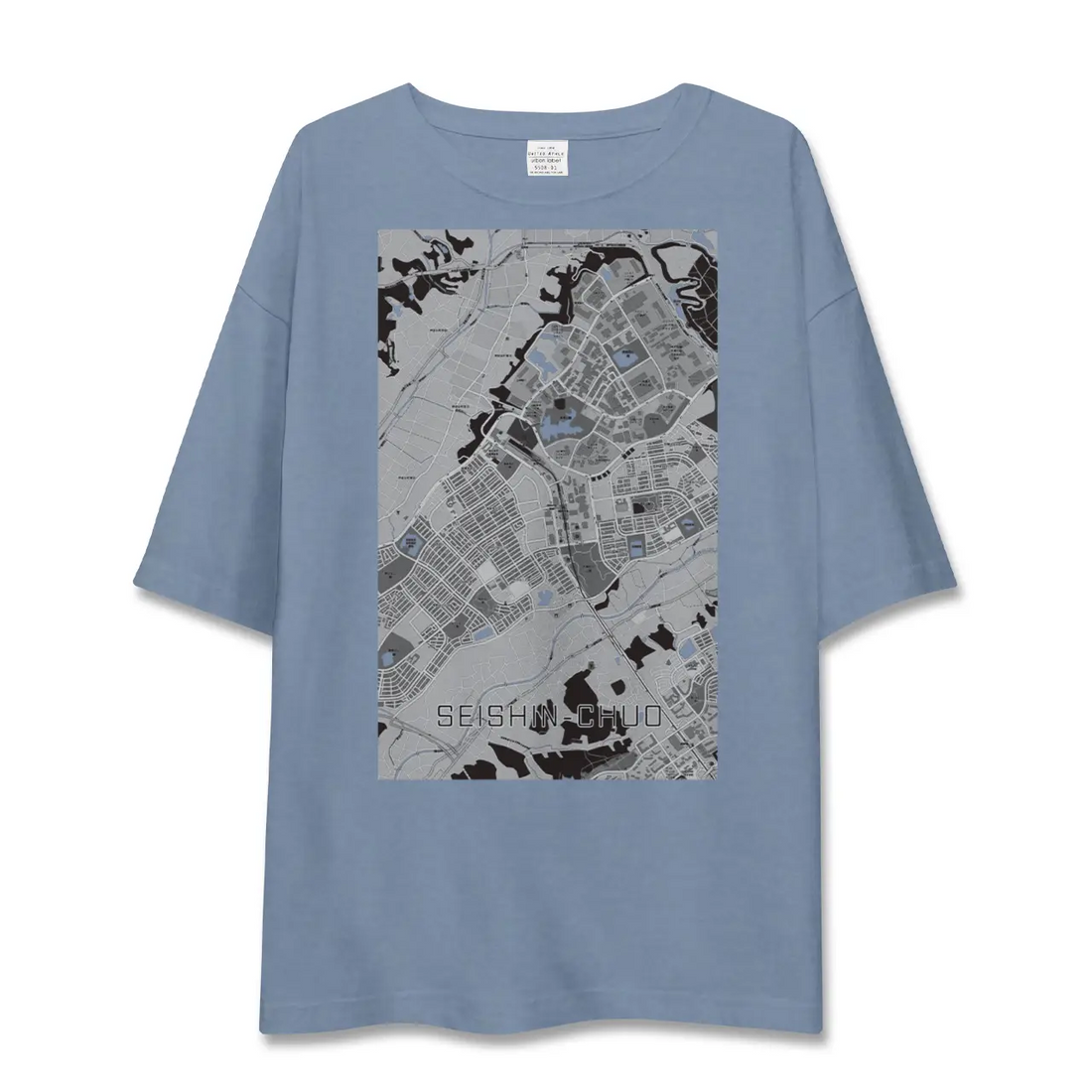 【西神中央(兵庫県)】地図柄ビッグシルエットTシャツ