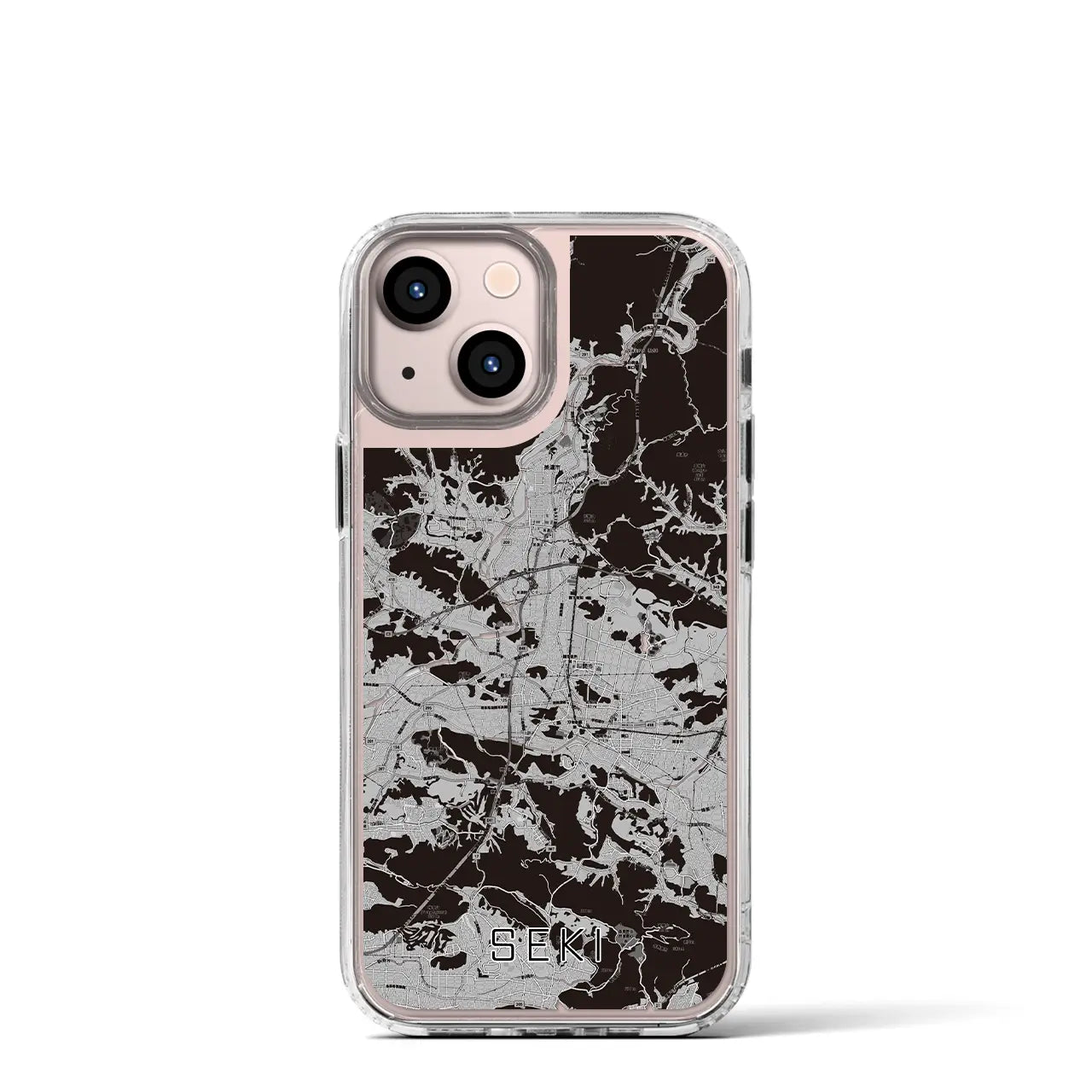 【関(岐阜県)】地図柄iPhoneケース(MagSafeタイプ)