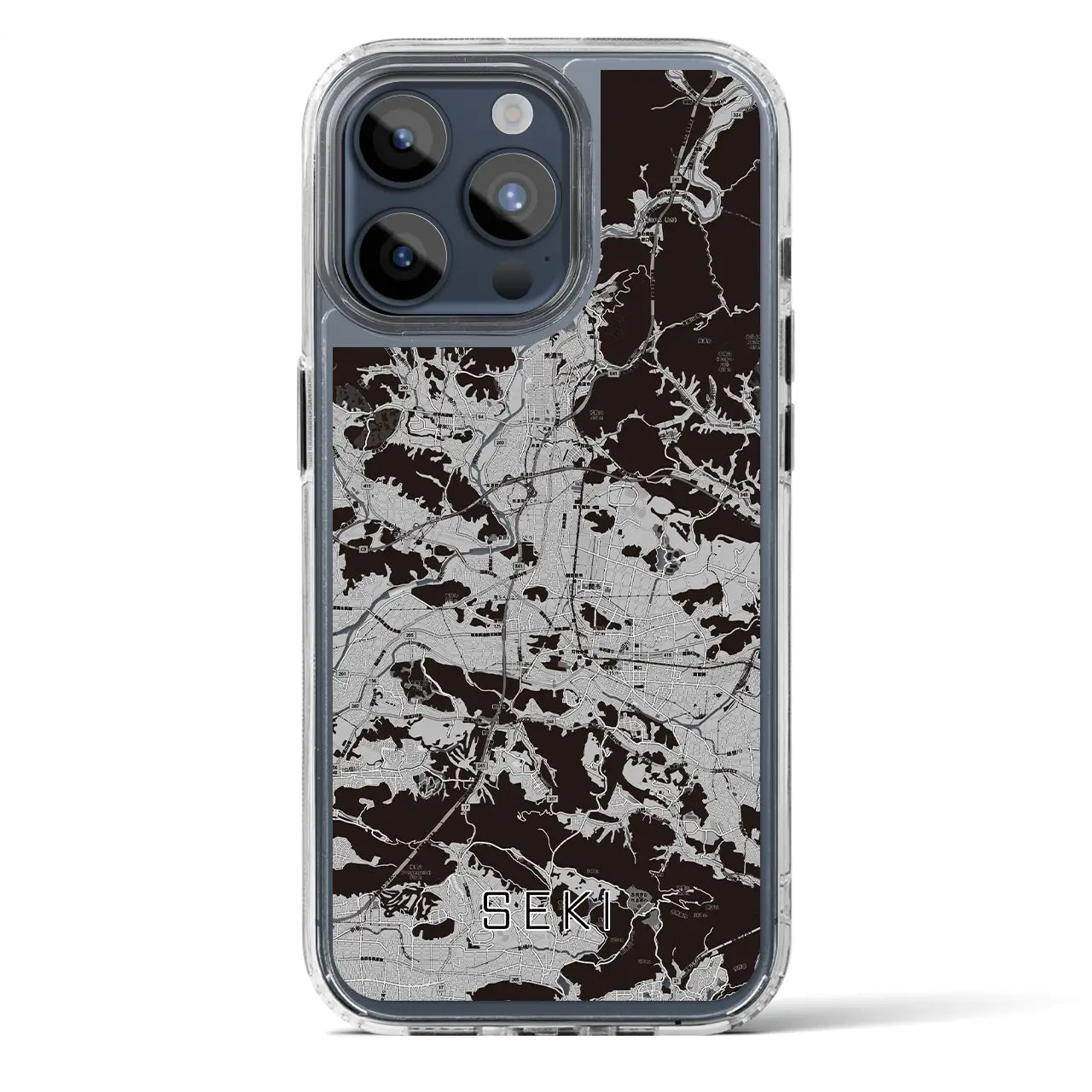 【関(岐阜県)】地図柄iPhoneケース(MagSafeタイプ)