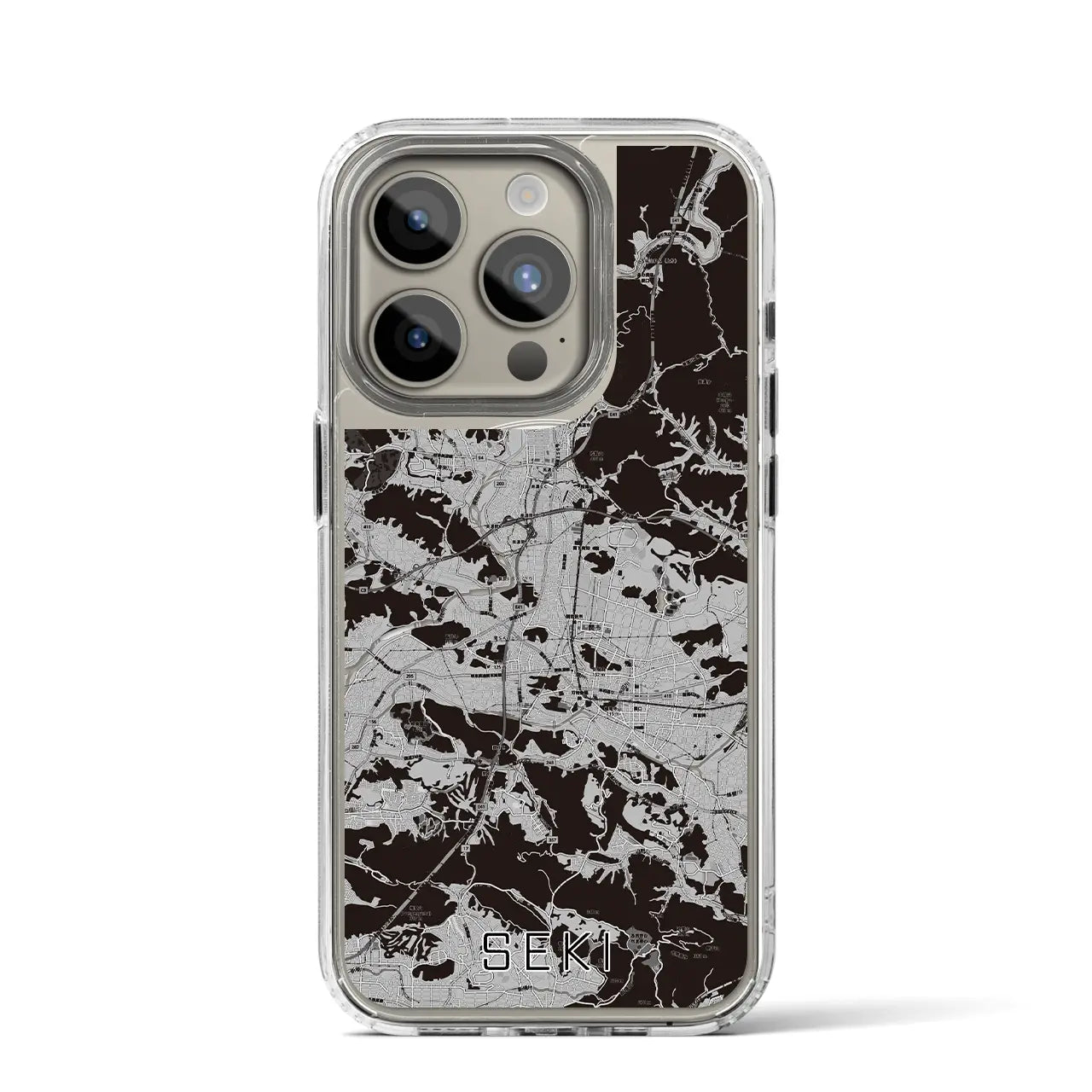 【関(岐阜県)】地図柄iPhoneケース(MagSafeタイプ)