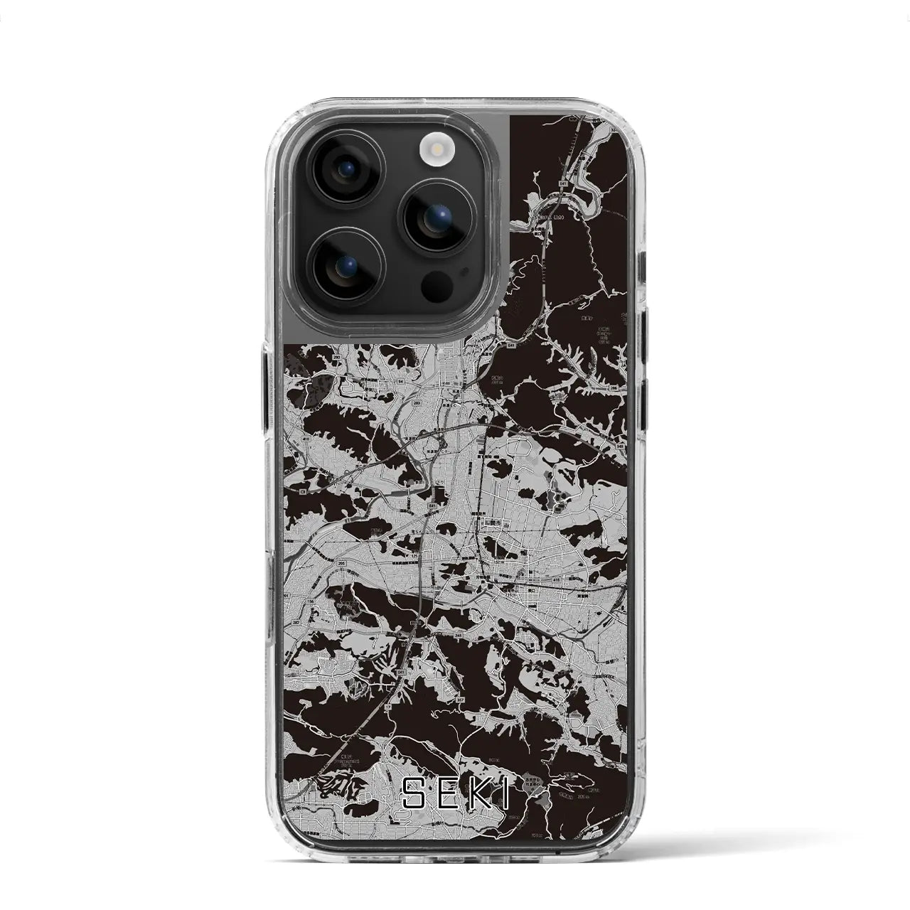 【関(岐阜県)】地図柄iPhoneケース(MagSafeタイプ)