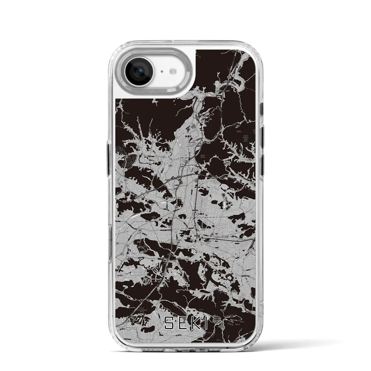 【関(岐阜県)】地図柄iPhoneケース(MagSafeタイプ)