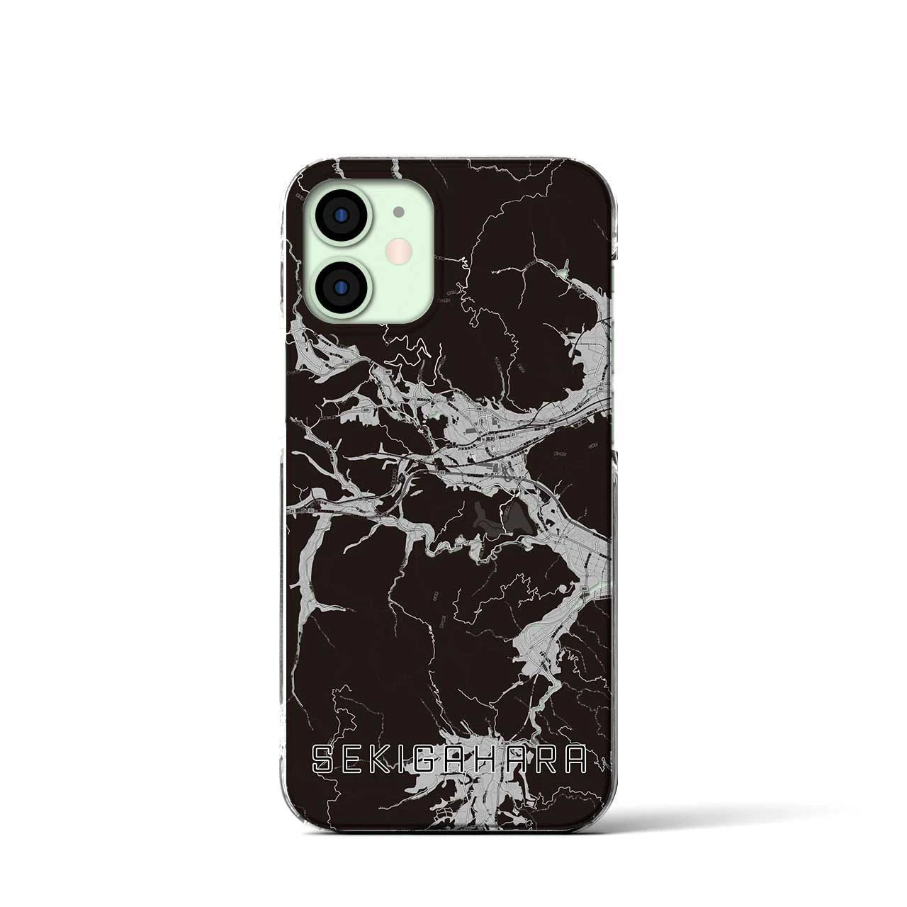 【関ケ原(岐阜県)】地図柄iPhoneケース(クリアタイプ)