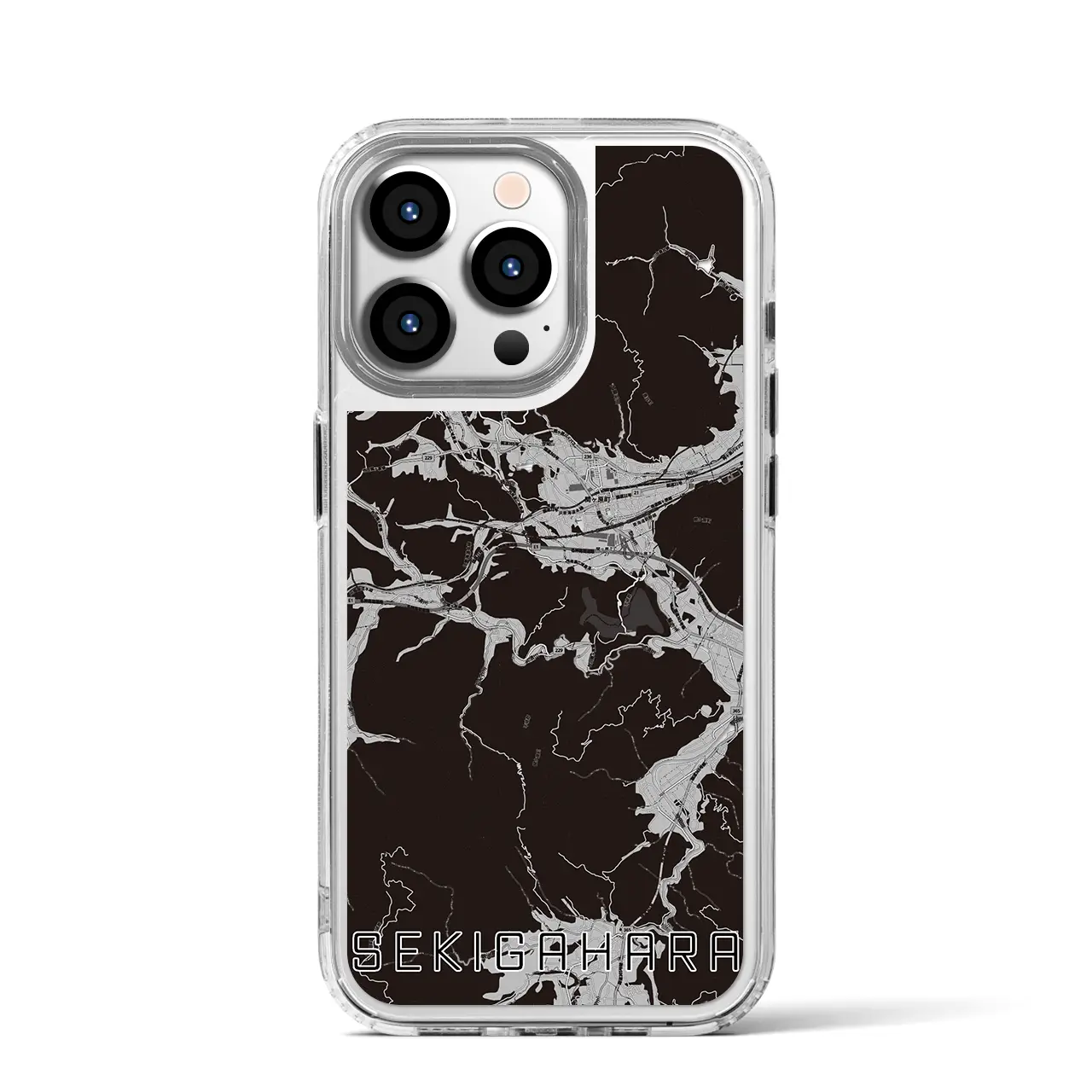 【関ケ原(岐阜県)】地図柄iPhoneケース(MagSafeタイプ)