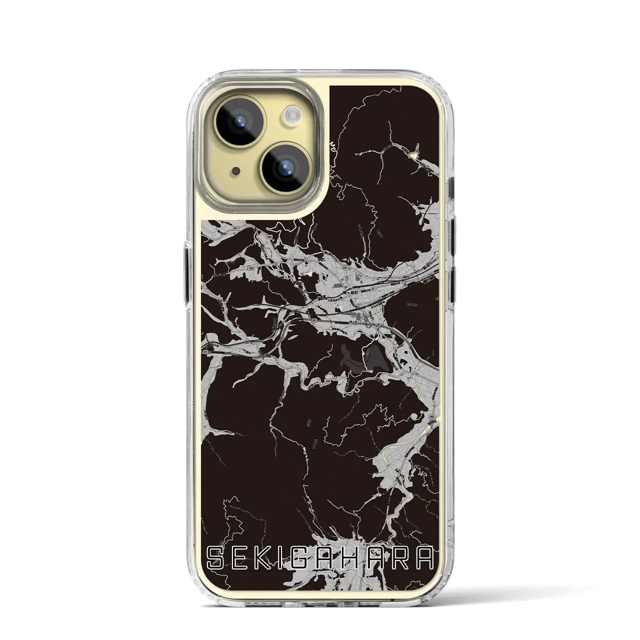 【関ケ原(岐阜県)】地図柄iPhoneケース(MagSafeタイプ)
