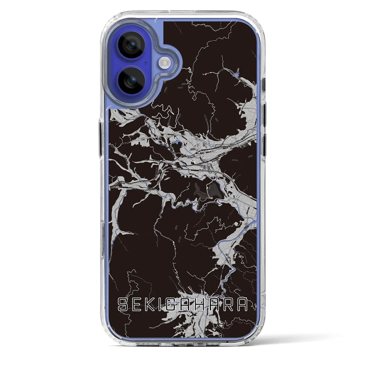 【関ケ原(岐阜県)】地図柄iPhoneケース(MagSafeタイプ)
