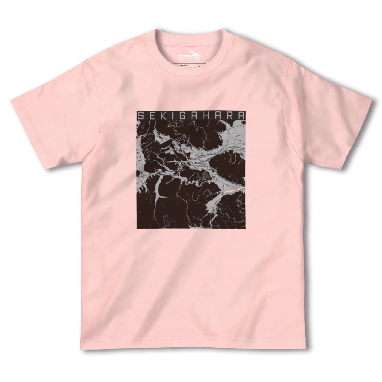【関ケ原(岐阜県)】地図柄ヘビーウェイトTシャツ