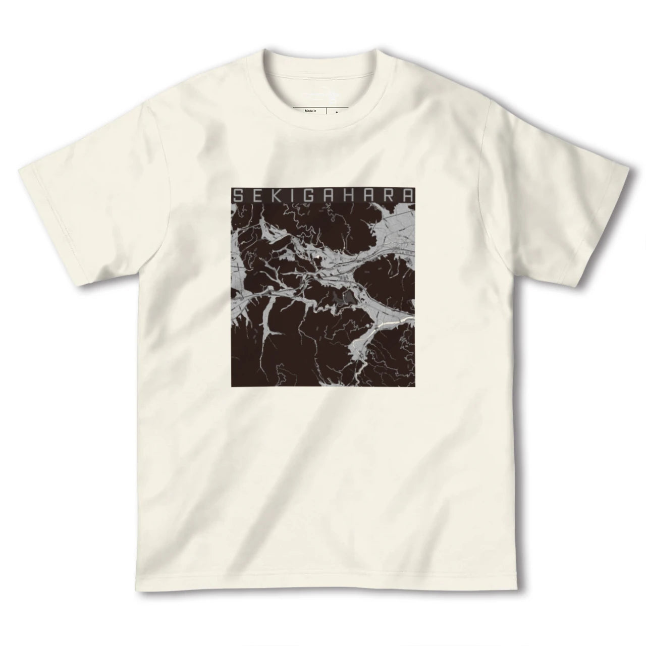 【関ケ原(岐阜県)】地図柄ヘビーウェイトTシャツ