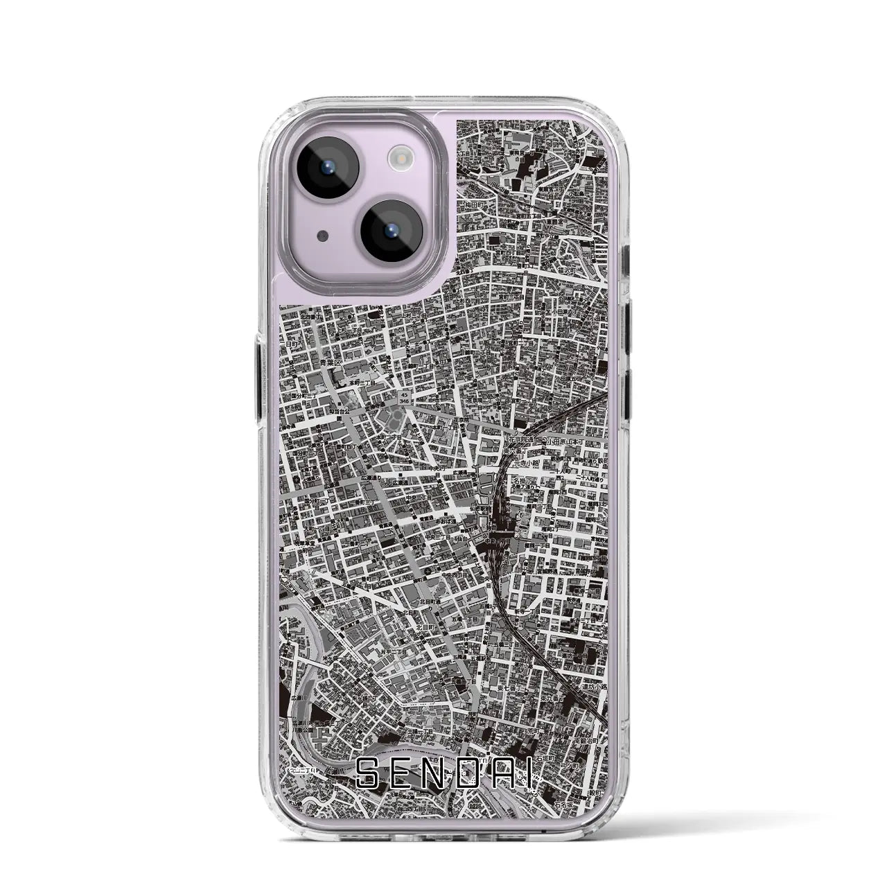【仙台2(宮城県)】地図柄iPhoneケース(MagSafeタイプ)
