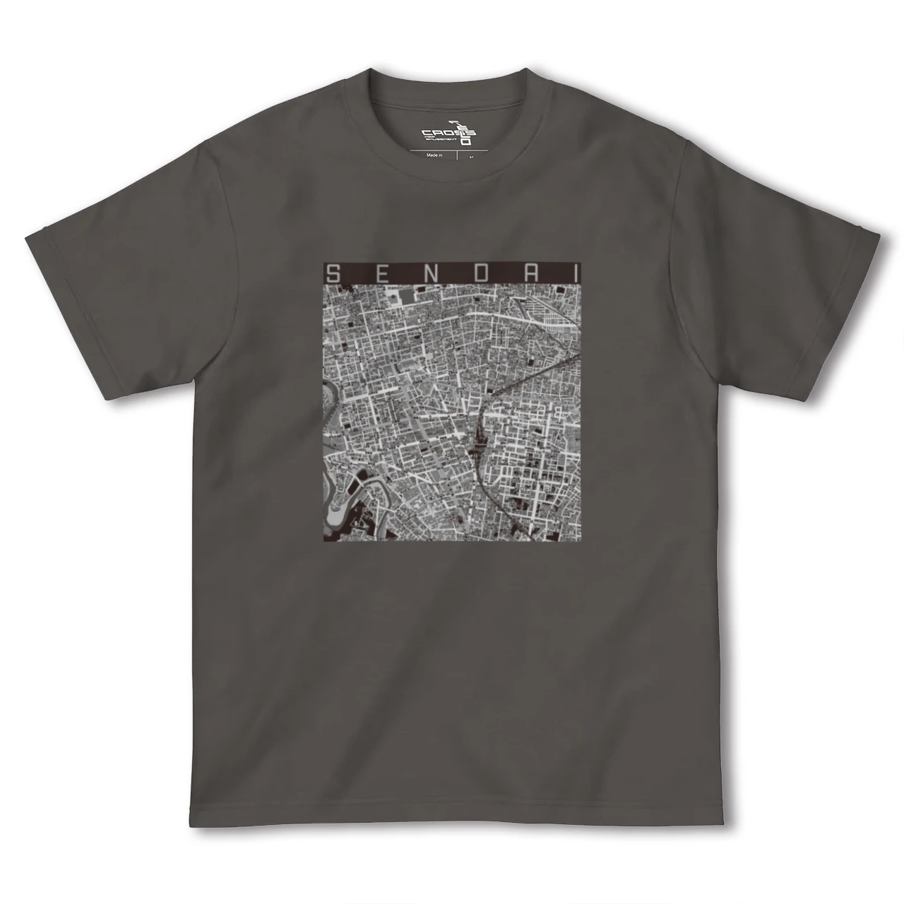 【仙台(宮城県)】地図柄ヘビーウェイトTシャツ